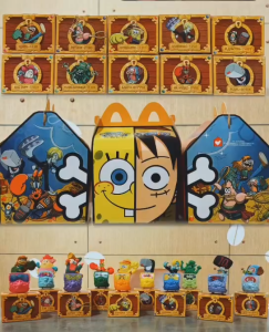 McDonald SpongeBob SquarePants x One Piece Happy Meal Treasure Box Limited Edition Collectible Box