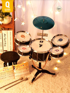 ชุดของเล่นกลองแจ๊สสำหรับเด็กผู้ชาย เด็กทารก ชิ้น สำหรับผู้เริ่มต้น ใช้ในบ้าน เครื่องดนตรีสำหรับเด็ก ฝึกซ้อมกลองเพอร์คัชชัน สำหรับเด็กเล็ก