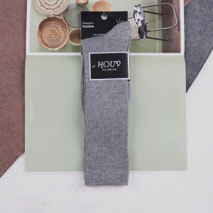 Womens Autumn and Winter New Bunching Socks Japanese Wool Socks Retro Tube Socks Korean Knitted Calf Socks Thigh High Socks