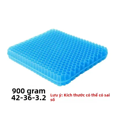 Đệm ngồi gel tổ ong silicon chống mỏi thiết kế dày dặn làm mát