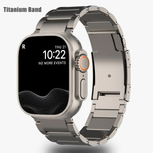 Titanium Strap for Apple Watch Band Ultra 2 49mm Series 9 8 7 6 5 4 Se 3 2 45/44/42mm 41/40/38mm Luxury Business Style Bracelet