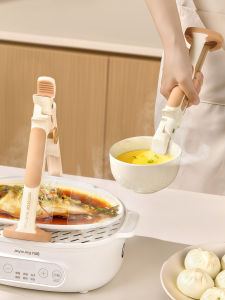 Two-In-One Silicone Heat-Resistant Slip-Resistant Kitchen Clamp Microwave Oven Dish Plate Clamp Steamed Dish Pot Essential Tool