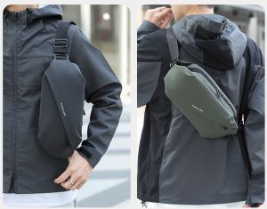 Dawaar2 Beg Pinggang Bahu Jinjing Silang Lelaki ( Waterproof Exerciseh Waist Chest Women Men Sling Bag ) 6R4
