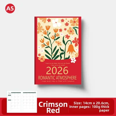 Daily Monthly Planner Customizable Calendar Planning Book