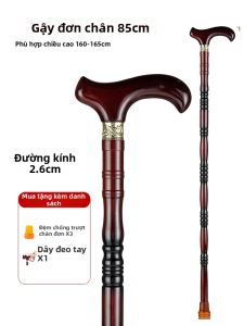 MOQILIN | Gậy Đi Bộ Gỗ Cẩm Lai Đầu Rồng Chống Trượt cho Người Già