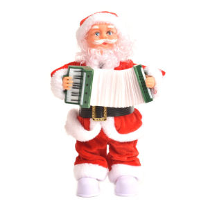 New Electronic Music Santa Claus Doll Childrens Toy Christmas Decoration Christmas Gift Electric Powered Festive Decoration