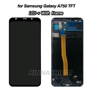 OLED/TFT LCD Display For Samsung Galaxy A7 2018 A750 SM-A750F A750FN Lcd Touch Screen Frame Digitizer Assembly Replacement Parts