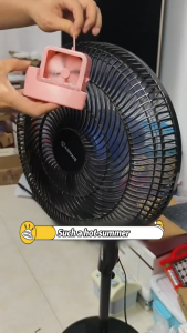 Mini Hanging Fan with Ice Box Cooling Fan Portable Air Cooler Clip Fan Summer Use
