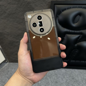 Invisible Stand Mobile Phone Case for OPPO Findx7/7Ultra Full Cover Transparent Anti-Fall High Value for Men And Women