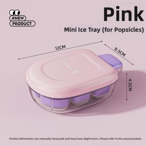 Mini Press Type Ice Cube Tray With Cover Food-Grade