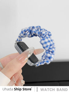 Uhada | French Style Blue and White Checkered Sports Band for Huawei Bands