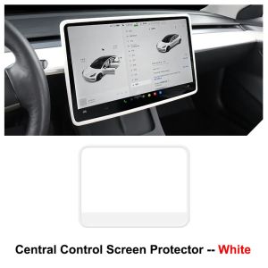 Tesla Model 3 Y/YL Highland Juniper Khung Màn Hình Ô Tô Bảo Vệ Cạnh Màn Hình Đen/Trắng Silicone Điều Khiển Trung Tâm Viền Bao Phủ Cho 2020-2026
