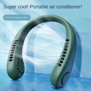 ✅100% Original Yoky Neck Fan Rechargeable Fan USB Portable Bladeless Fan for Home Outdoor Sports
