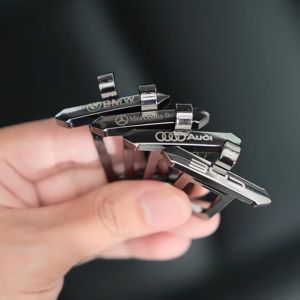 【B244】Buckle Tali Keselamatan Kereta Zinc Alloy Seat Belt Insert With Hook Car Seat Safety Belt Alarm Silencer