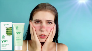 Zyvarn 99% Aloe Gel – Soothes Sunburn Helps Repair Damaged Skin Antioxidant Evens Skin Tone Moisturizes Anti-Acne Brightening Face Care