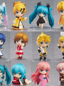 12 Styles Silent Future Vocaloid Anime Figure Q Version Collectible PVC Toys Japanese Animation Desktop Decoration Items