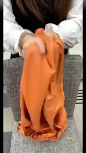 Pu Leather Fabric Solid Color Chair High Quality Big Elastic Waterproof Prevent Oil Stain Stretch Dining Chair Protector Cover