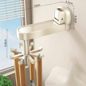 youqin | Suction Cup Kitchen Rotating Hanger Organizer