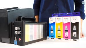 น้ำหมึกแท้อิงค์แมนเติมปริ้นเตอร์ Epson ขนาด 100ml เติมง่ายสำหรับ L Series INKMAN inkjet refill ink