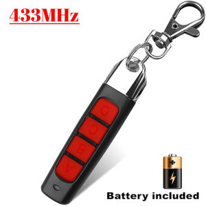 433MHz Auto Copy Remote Control Electric Garage Door Opener Remote Controller Duplicator Clone Cloning Code 4 Keys Transmitter