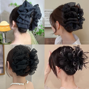 Extra Large Bubble Hair Clip Shark Clamp Womens Back of Head Updo Hair Clip 2023 New Style Fashionable Hair Accessories