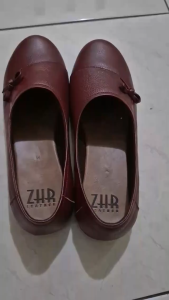 Sepatu Kulit Wanita / Flat Shoes Bahan Kulit Sapi Asli Garut Z-033