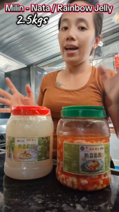 MILIN Fruit Jelly Rainbow 2.5kg – Colorful Coconut Jelly for Bubble Tea Milk Tea & Desserts