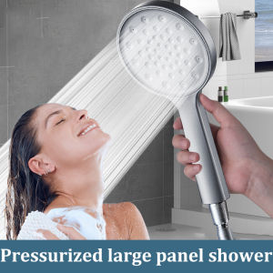 Pressurized Large Panel Powerful Water Shower Head Household Universal Bathroom Shower Set