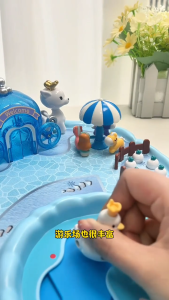 ของแท้จากทางการ บ้านตุ๊กตาแม่เหล็กสำหรับเด็ก ชุดเล่นสมมติ ปราสาทเจ้าหญิงเอลซ่า ของขวัญวันเกิดสำหรับเด็ก