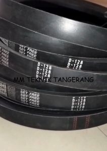 Vanbelt D128 Tali Ban Kipas Bando Mbi Mitsuboshi VPower Van Fan Belt D 128 V- V Pan Panbelt Fanbelt D-128