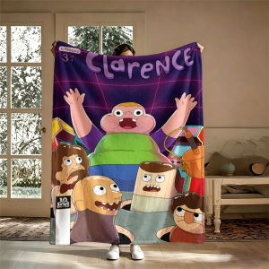 Potdemiel | Cartoon C-Clarences Ultra-Soft Fluffy Flannel Blanket Super Cozy Lightweight Bed Blanket for Halloween Sofa Bed Christmas