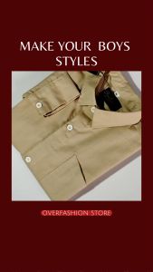 Kemeja Anak Laki-Laki Keren Desain Trendi dengan Model Petualang 100% Katun Umur 9-12 Tahun