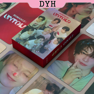 55pcs/box ENHYPEN Laser Card Photocards ROMANCE : UNTOLD Holographic LOMO Card KPOP Album
