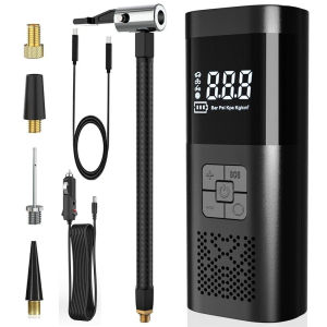 【Local Shipment】Mini Car Air Compressor 12V 150PSI Electrical Air Pump Wireless Tire Inflator Rechargeable Air Pump for Car Bicycle Boat