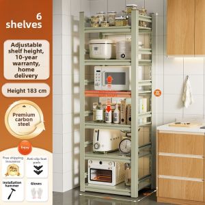 Colorful Multi-layer Storage Rack for Microwave Ovens