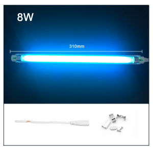 Parkson | Quartz Lamp UV Sterilizer Lamp 220V 110V 8W Steril Lamp Germicidal Ultraviolet Light Quartz Lamp T8 Tube UV Lamp Sterilizer Lamp