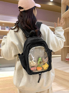 OUDENGPAI | กระเป๋าเป้สะพายหลังนักเรียนประถมศึกษา กระเป๋าเดินทางน่ารักสำหรับเด็กผู้หญิง กระเป๋าสะพายไหล่แบบลำลอง กระเป๋าใส่ของนักเรียน