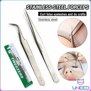 Need. Straight/Curved Eyelash Forceps Lash Tweezers Stainless Eyelash Extension Tool Repair Tools ST12