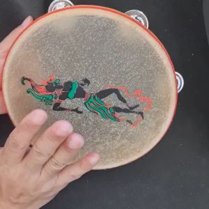 แทมบูรีน Tambourine 9 นิ้ว กลองฉิ่งหุ้มหนัง (รวมVat) แทมโบรีนหนัง แทมบูรีน ทัมมารีน แทมโบริน กลองแทมบูรีน กลองแทมบูรีน ราคา - Lazada