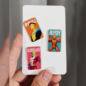 Takara Tomy | Bộ 7 Ghim Cài Áo Hoạt Hình Mỹ Dễ Thương Chất Liệu Men Kim Loại Dùng Trang Trí Ba Lô Mũ Quà Tặng Cho Người Hâm Mộ