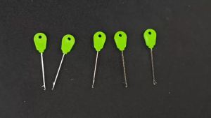 5pcs 9cm Carp Fishing Baiting Needles Fishing Baiting Rigs Tool Carp Fishing Tackle Braided Needle for Bait Lures Bait Driller
