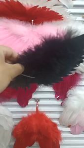 Sayap Hitam/Putih Sayap Mainan Mini Sayap Peri Labubu Angel Devil Sayap Malaikat Putih For Mini Dolls /Mini Boneka 32*11cm