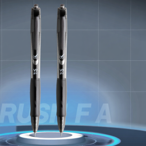 deli | Deli V1 Click Pen Quick Dry Large Capacity Carbon Black Writing Water-Based Neutral Pen for Students Exam Business Supplies