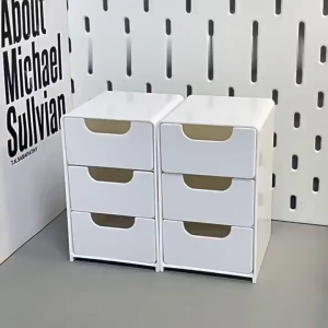 BF-C1398 Rak Laci Susun Mini 3 Tingkat / Tempat Penyimpanan Drawer Storage Box Laci Mini Aesthetic