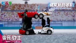 Transforming Car Toys Transformers Robot Police Car Bump Automatic Deformation Toys High quality Transform Car For Kids Boy Gift Lootbag Filler / Paninda