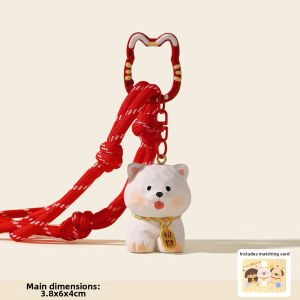 JIUJI | Entertainment Relaxing Keychain Lucky Puppy Accessory