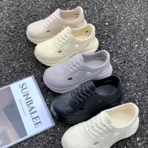 MAKATA✨ รองเท้าผ้าใบงานยาง รองเท้าแบบสวมหุ้มส้น SUNBALEE นิ่มเบา ใส่ได้ทั้งหญิงและชาย SBBL