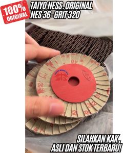 TAIYO Flap Disc 4 Inch NES A320 Mata Amplas Susun Gerinda 4" NESS 36 Nes A320 Flap Disc 100 mm