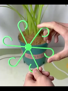 8pcs Plant Fixing Clip Monstera Support Stake Flower Stem Holding Frame Anti-Lodging Frame