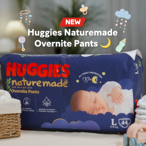 Huggies Naturemade Overnite M Pants 58s